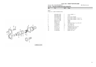 SAME virtus 120 Tractor Parts Catalogue Manual Instant Download (SN zkdy7302w0ts10001 and up)