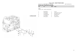 SAME virtus j 100 Tractor Parts Catalogue Manual Instant Download (SN zkdy370200ts10001 and up)