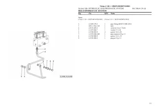 SAME virtus j 110 Tractor Parts Catalogue Manual Instant Download (SN zkdy490200ts10001 and up)