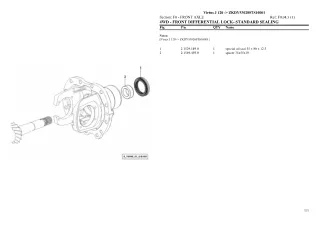 SAME virtus j 120 Tractor Parts Catalogue Manual Instant Download (SN zkdy530200ts10001 and up)