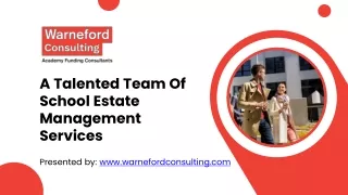 A talented team of school estate management services: Warneford Consulting