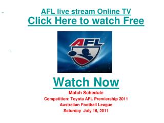 watch melbourne vs port adelaide afl premiership 2011 live s