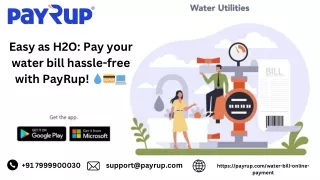 Flowing Towards Convenience Pay Your Water Bill via PayRup