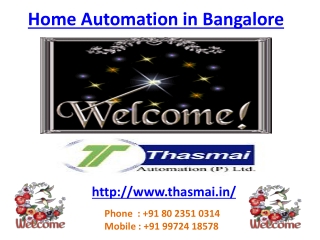 Home Automation in Bangalore