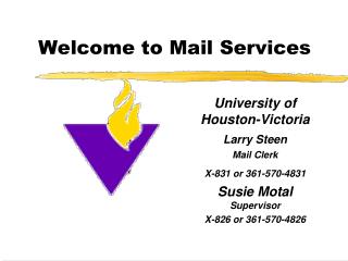 Welcome to Mail Services