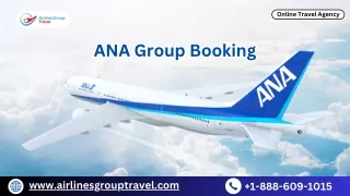 How to Book ANA Group Flights?