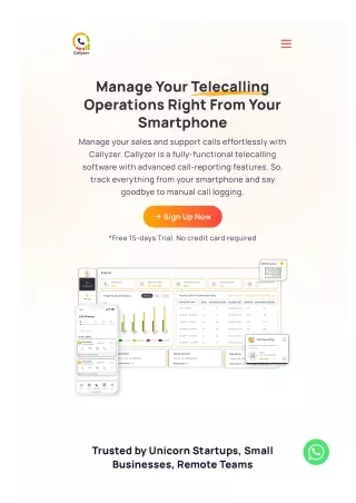 The Best Telecalling CRM Software for Growing Businesses - Callyzer