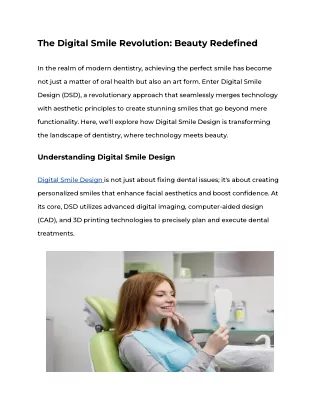 The Digital Smile Revolution_ Beauty Redefined