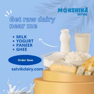 Buy Online Fresh Dairy Products at Satvik Dairy