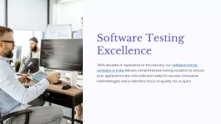 software testing company in India