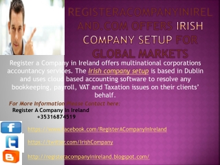 Guidelines For a More Convenient irish company setup