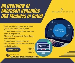 An Overview of Microsoft Dynamics 365 Modules in Detail