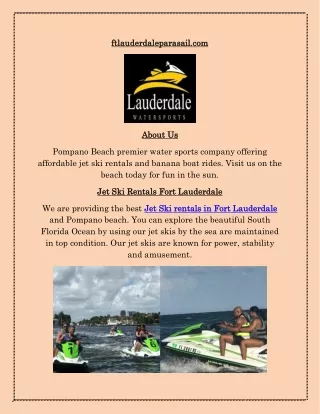 Jet Ski Rentals near Me