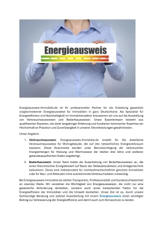 Energieausweis