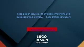 Logo design serves as the visual cornerstone of a business brand identity. — Logo Design Singapore