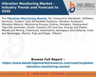 Vibration Monitoring Market