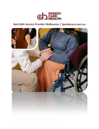 Best Ndis Service Provider Melbourne | Speedycare.com.au