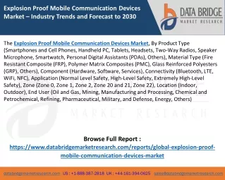 Explosion Proof Mobile Communication Devices Market