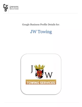 Car Lockout Services in my area | JW Towing