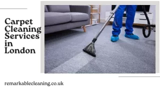 Carpet Cleaning Services in London