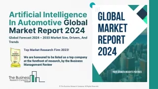 Artificial Intelligence In Automotive Market Size And Revenue Forecast 2024-2033