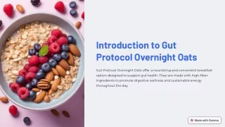 Gut Protocol Overnight Oats