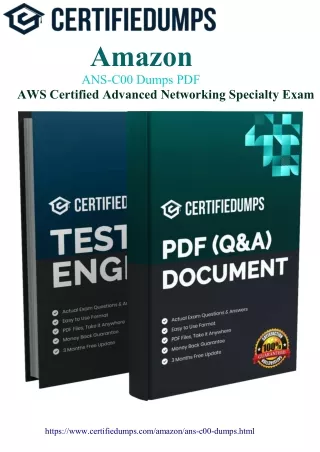 "Master the 2022 Amazon ANS-C00 Exam: Trustworthy PDF Dumps for Ultimate Success