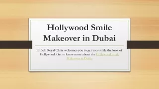 Hollywood Smile Makeover