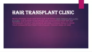 Hair Transplant Clinic