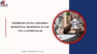 Luxurious Living Exploring Residential Properties in GIFT City, Gandhinagar