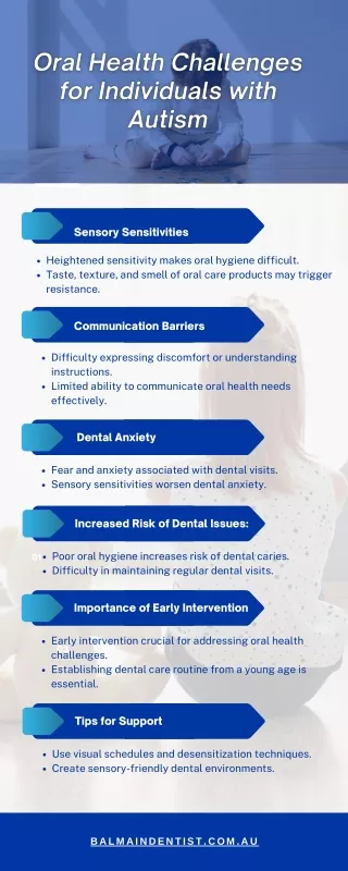 Oral Health Challenges for Individuals with Autism