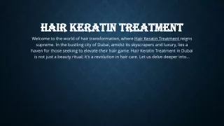 Hair Keratin Treatment