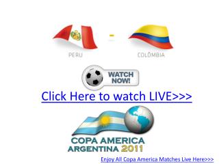 !watch! peru vs colombia live hd!! quater final copa america
