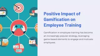 Positive Impact of Gamification on Employee Training