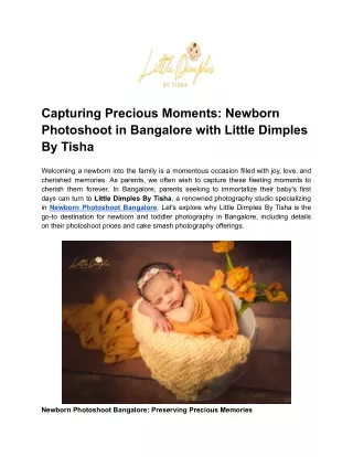 Capturing Precious Moments_ Newborn Photoshoot in Bangalore with Little Dimples By Tisha