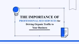 Unlock Online Success: Why Professional SEO Services Are Vital