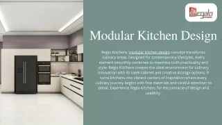 Modular kitchen Design