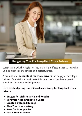 Budgeting Tips For Long-Haul Truck Drivers