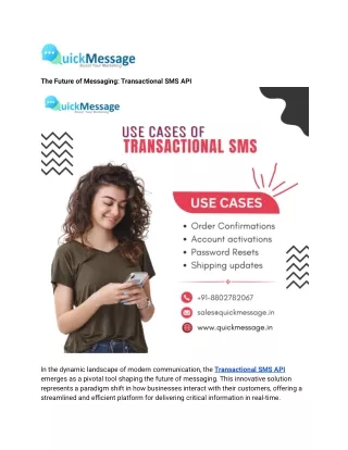 The Future of Messaging_ Transactional SMS API