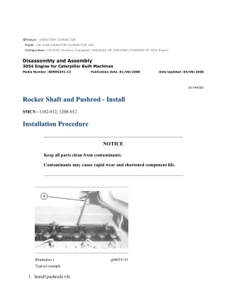 Caterpillar Cat CB-535B Vibratory Compactor (Prefix 3AR) Service Repair Manual Instant Download (3AR00001 and up)