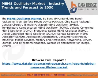 MEMS Oscillator Market