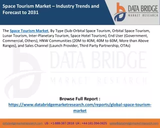 Space Tourism Market