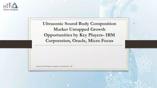 Ultrasonic Sound Body Composition