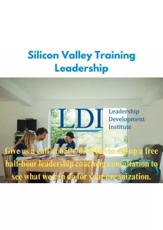 Silicon Valley training leadership