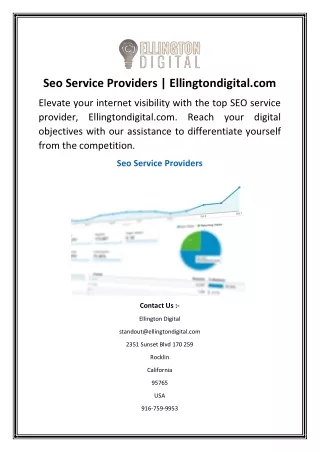 Seo Service Providers Ellingtondigital