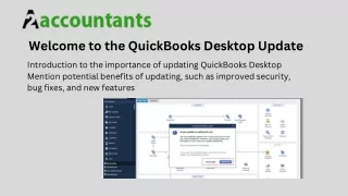 Welcome to the QuickBooks Desktop Update