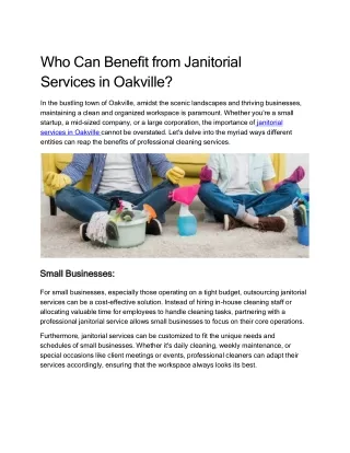 Who-Can-Benefit-from-Janitorial-Services-in-Oakville_