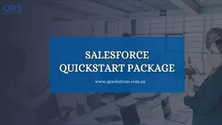 Salesforce quickstart packages pdf