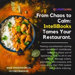 IntelliBooks Tame the Chaos, Savor the Success.