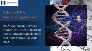 DNA Sequencing Service Portal